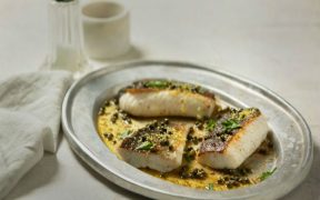 Cod With Lemon Butter and Capers