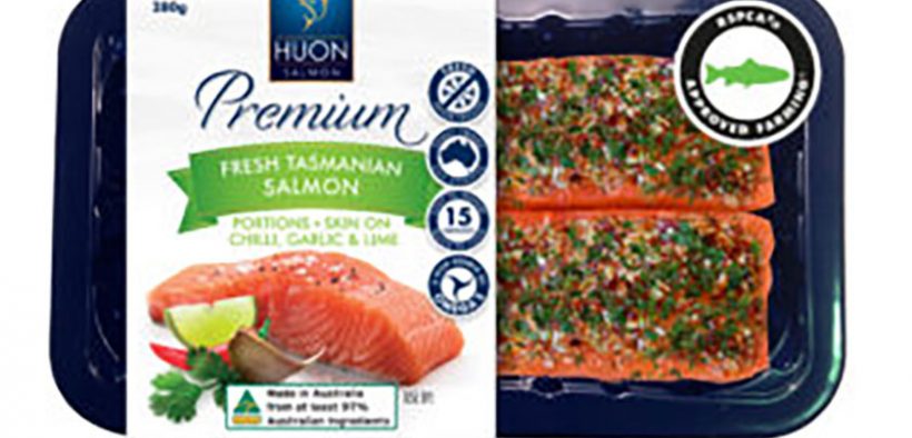Huon RSPCA approved salmon available in Coles supermarkets