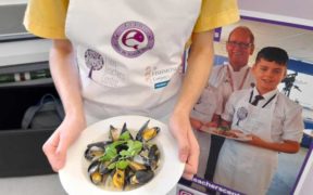 THOUSANDS OF STUDENTS GET TO TASTE BRITISH MUSSELS