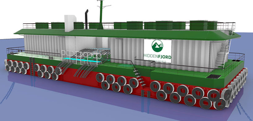 JT electric building two new feeding barges for Hiddenfjord