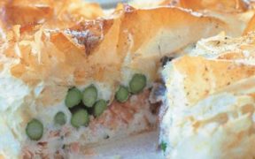 TROUT AND ASPARAGUS PIE