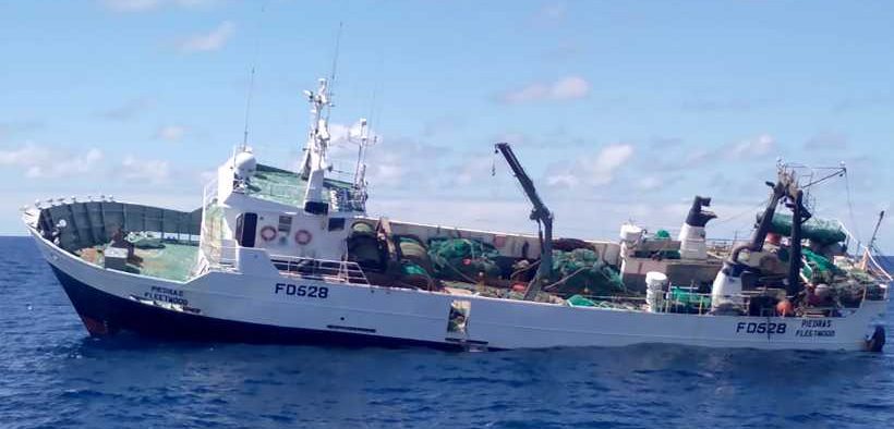 FOUNDERING OF THE FISHING VESSEL PIEDRAS
