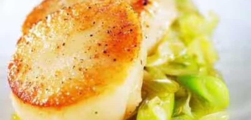 SCALLOPS WITH LEMON AND GINGER