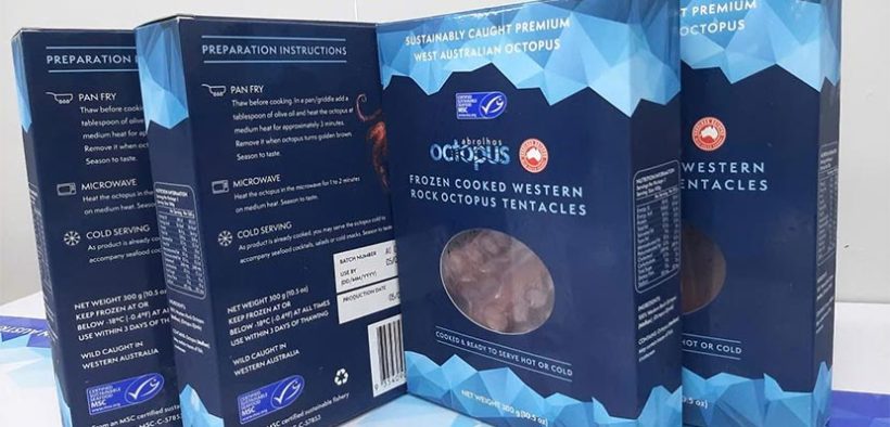 Abrolhos Octopus launches new MSC-certified cooked octopus tentacles