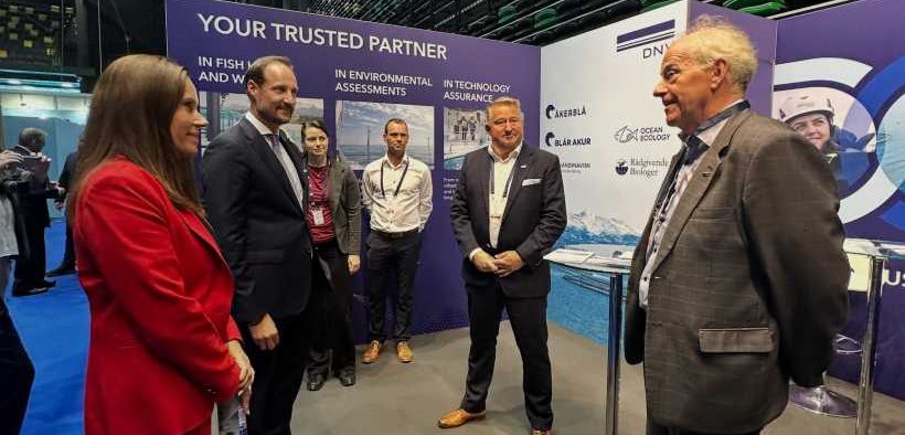 CROWN PRINCE OF NORWAY AND FISHERIES MINISTER