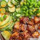AIR-FRIED SALMON POKE BOWL