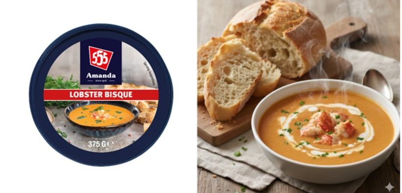 555 AMANDA LAUNCHES LUXURIOUS LOBSTER BISQUE