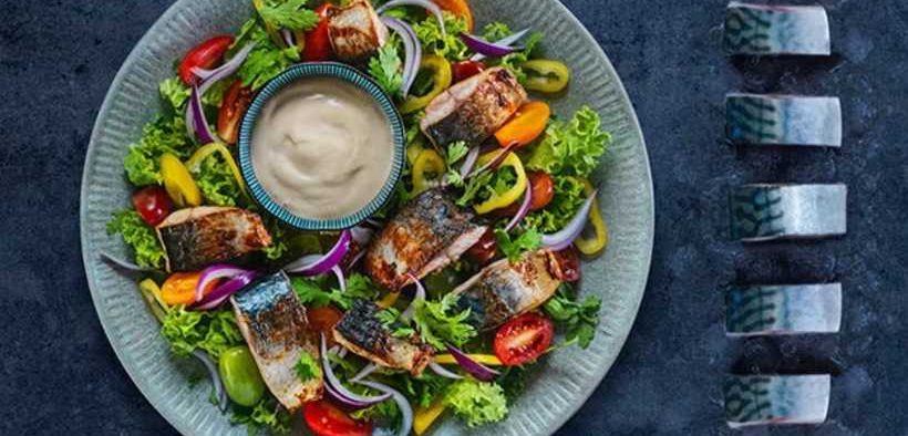 MACKEREL TERIYAKI SALAD