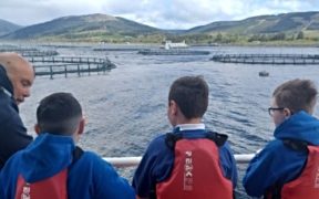 ARGYLL PUPILS GET HANDS-ON TASTE OF SALMON FARMING CAREERS
