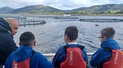 ARGYLL PUPILS GET HANDS-ON TASTE OF SALMON FARMING CAREERS