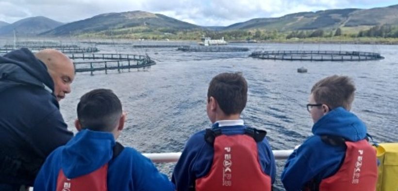 ARGYLL PUPILS GET HANDS-ON TASTE OF SALMON FARMING CAREERS
