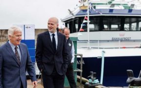 ECONOMY SECRETARY LAUNCHES £3M SALMON VESSEL