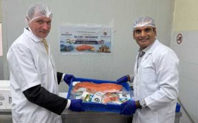 FIRST SHIPMENT OF SCOTTISH SALMON SENT TO INDIA