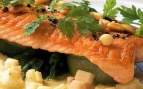 TROUT WITH CREAMY APPLE SAUCE(1)